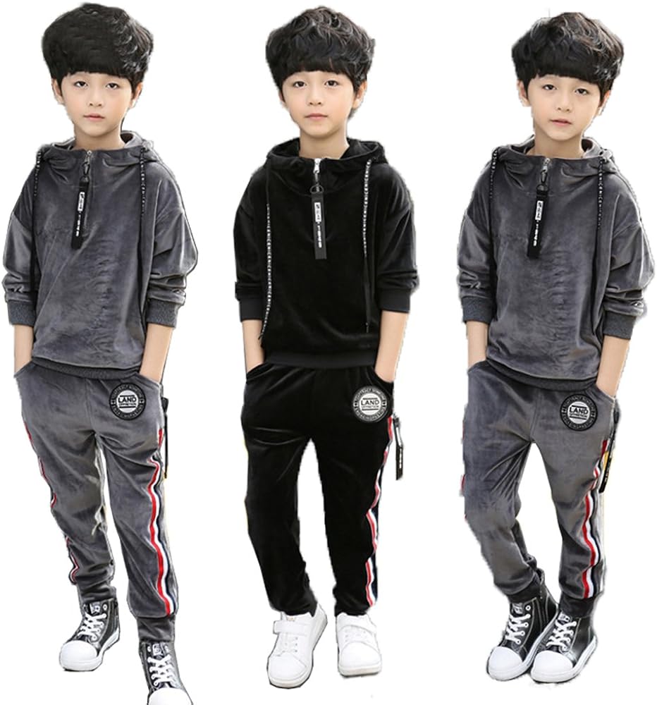 Amazon | 男の子 春秋スウェット パンツ セットアップ 2点上下セット