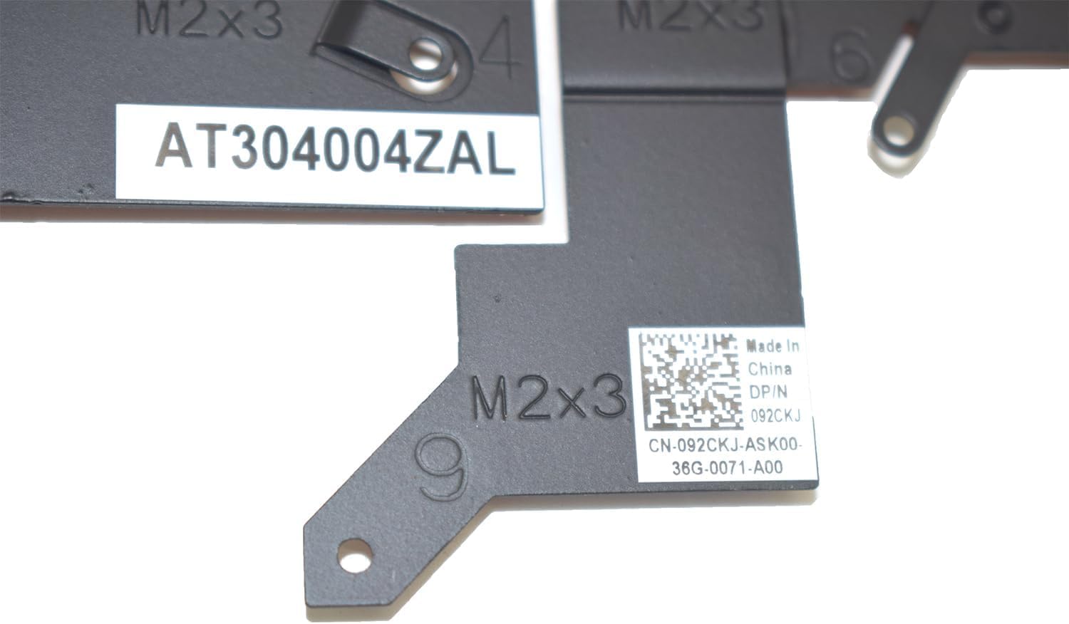 Generic New for Alienware x15 R1 GPU CPU Heatsink Cooling Fan 92CKJ 092CKJ 5V 0.5A