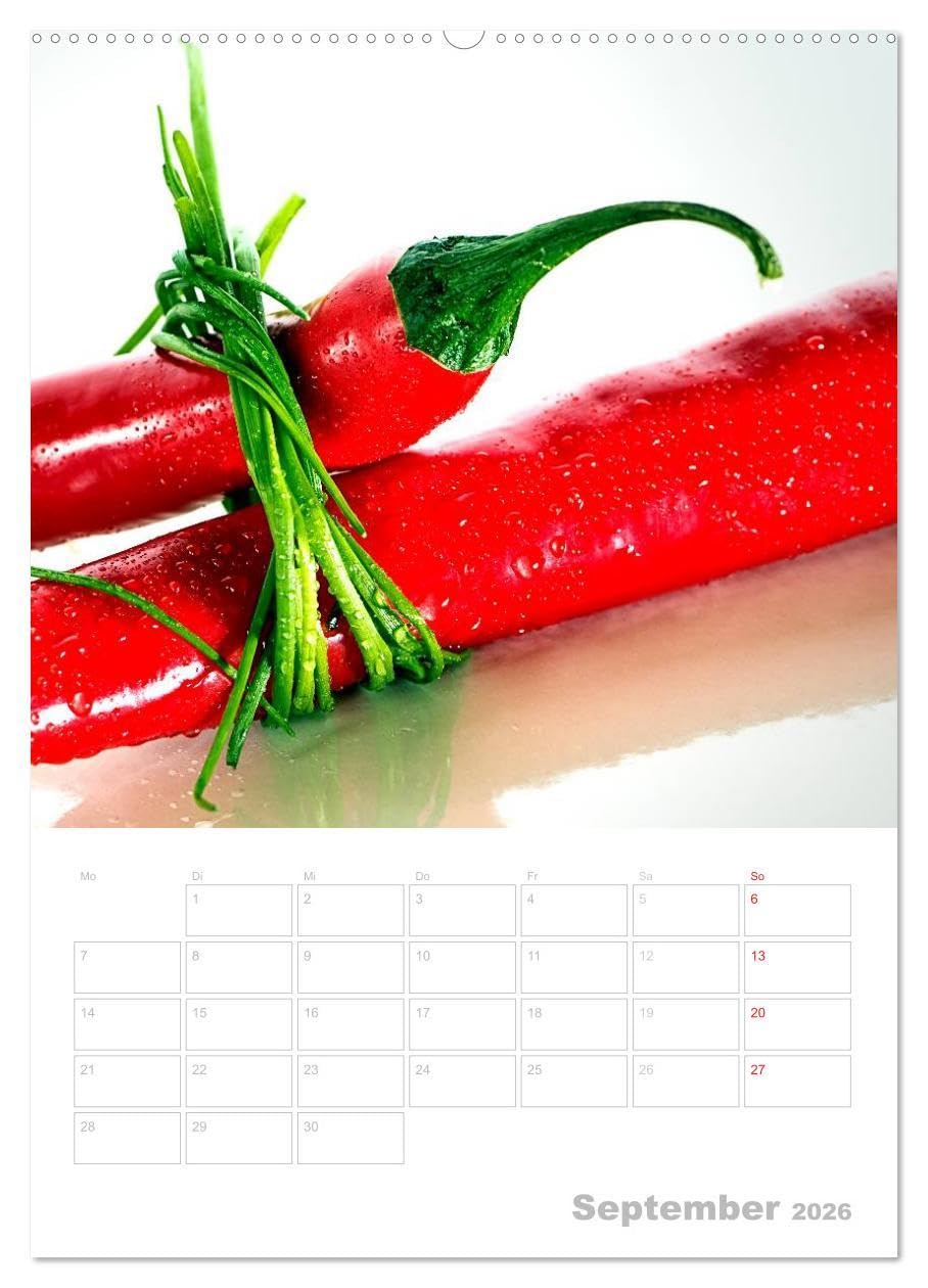 Guten Appetit/ein Küchen - Terminplaner (Wandkalender 2026 DIN A2 hoch), CALVENDO Monatskalender: Dreizehn sehr unterschiedliche Fotografien ... diesen Terminplaner. (CALVENDO Lifestyle)