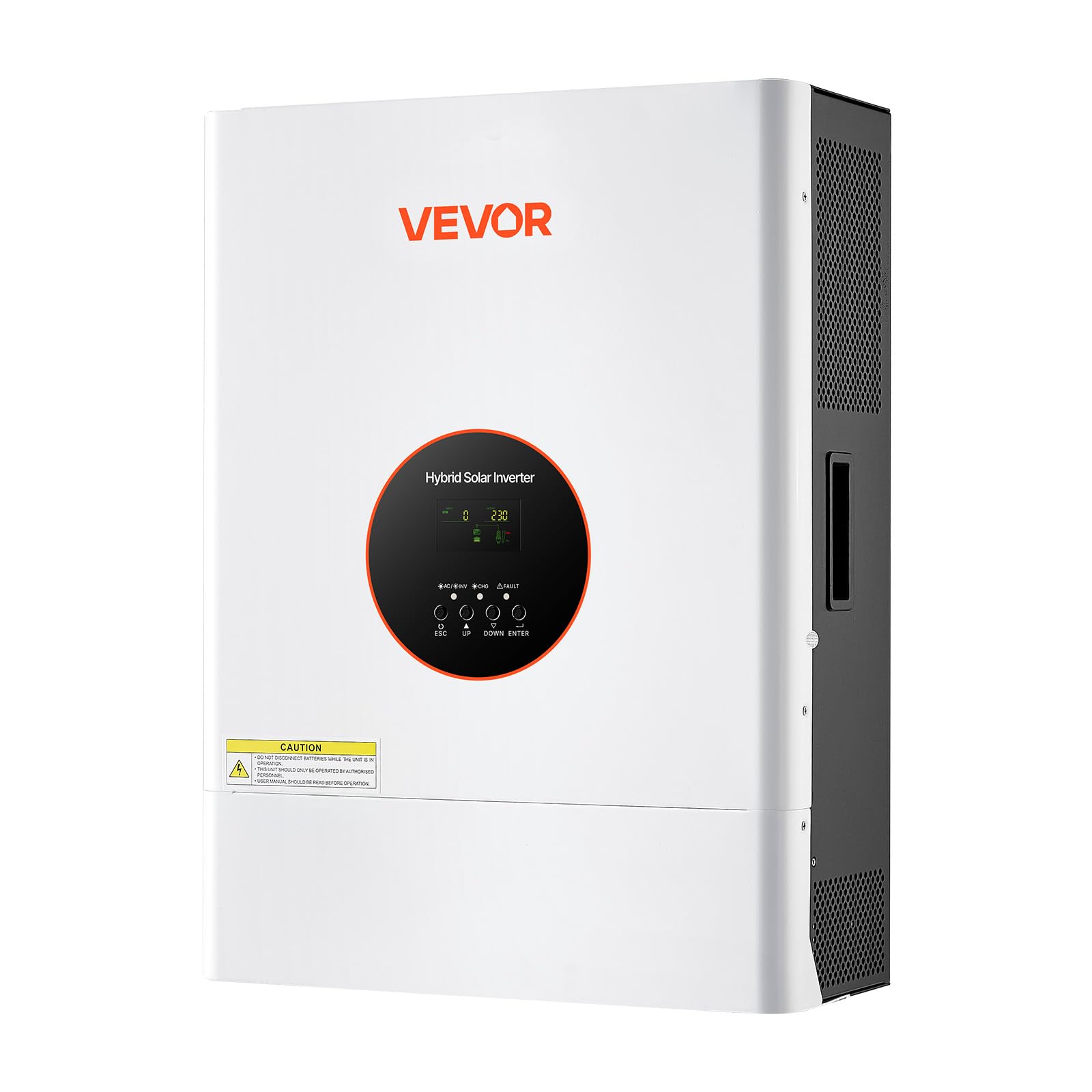 Photo 1 of VEVOR 6400W 48V Hybrid Solar Inverter, 120V/240V Split Phase, Built-in 120A MPPT Solar Charge Controller, Low Frequency Pure Sine Wave Power Inverter, for Lead Acid Lithium Battery Off-Grid, NO WiFi
