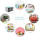 Prettyui 4 Pcs Fridge Liners, Fashion Refrigerator pad Antibacterial antifouling Mildew Moisture Preserving Pad Refrigerator Mats Fridge Base Cushion Placemats Coasters Kitchen Pads (Green) - Image 8