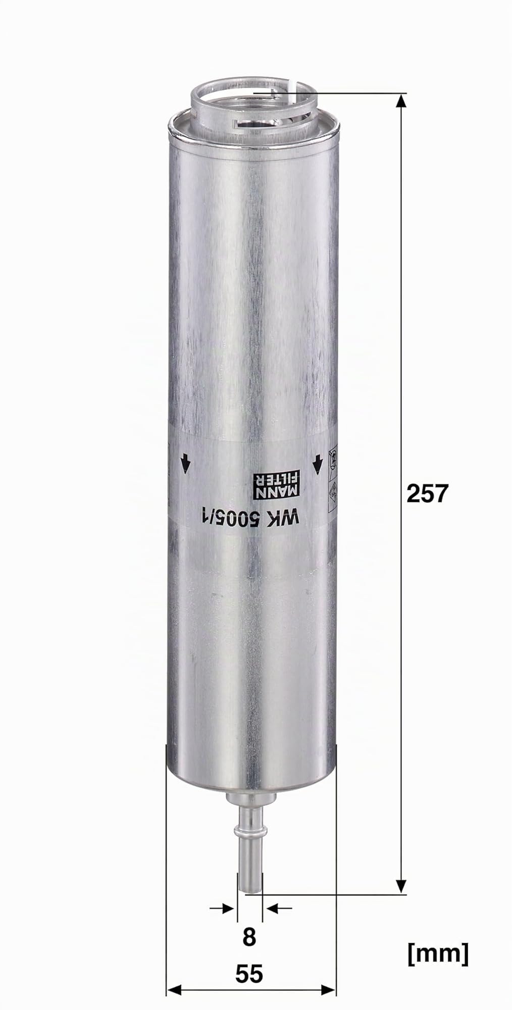 MANN-FILTER WK 5005/1 Filtro carburante - per Autovetture + veicoli commeriali