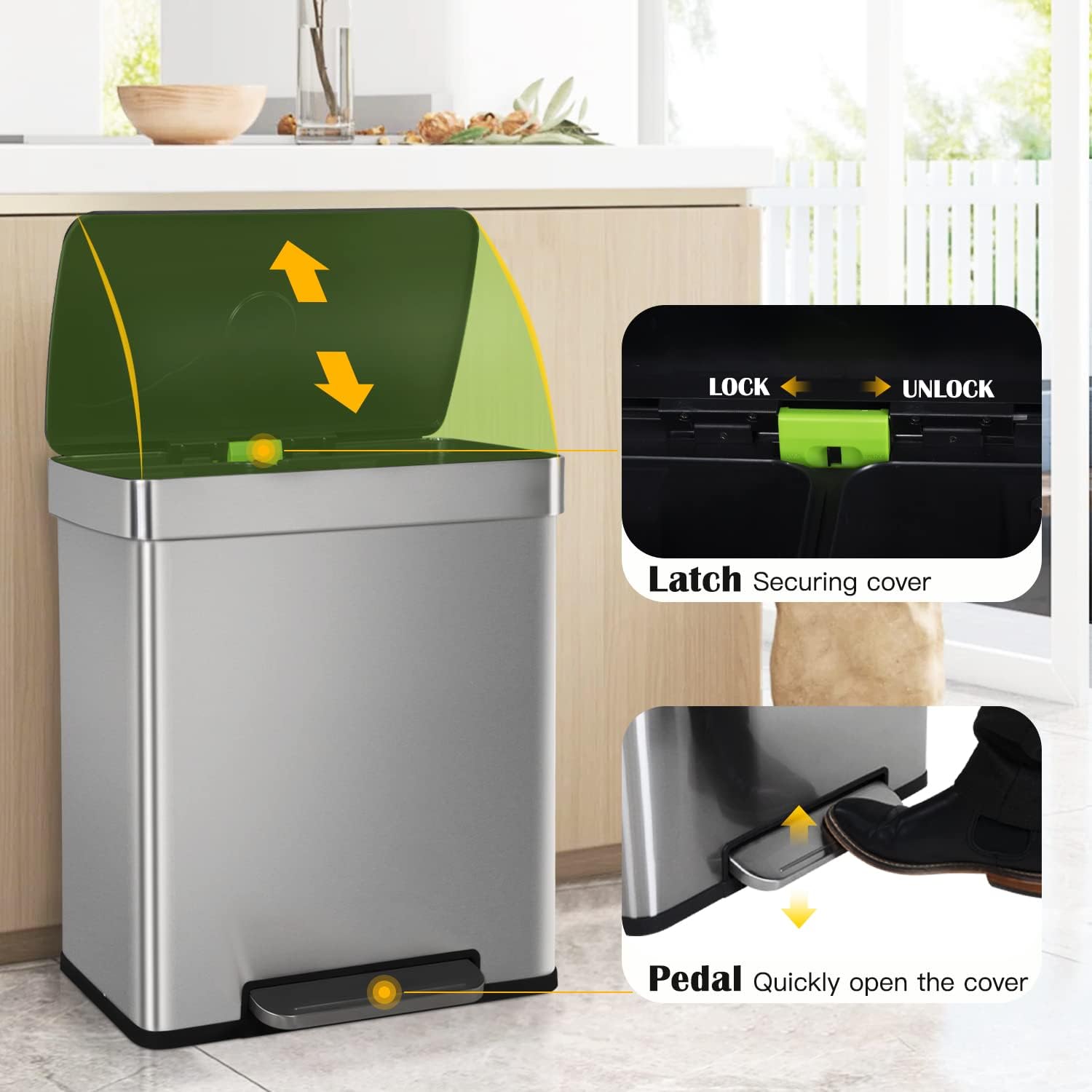 新品【DULTON】2 COMPARTMENT BIN 60 DULTON ONLINE SHOP | 2 COMPARTMENT BIN 60(60L): ハウスウェア