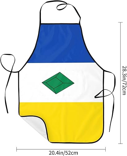 Miniatura 6 de Flag of Muzo (Boyacá) Apron Waterproof With Pockets Bib Kitchen Cooking Aprons Chef Apron For Men Women