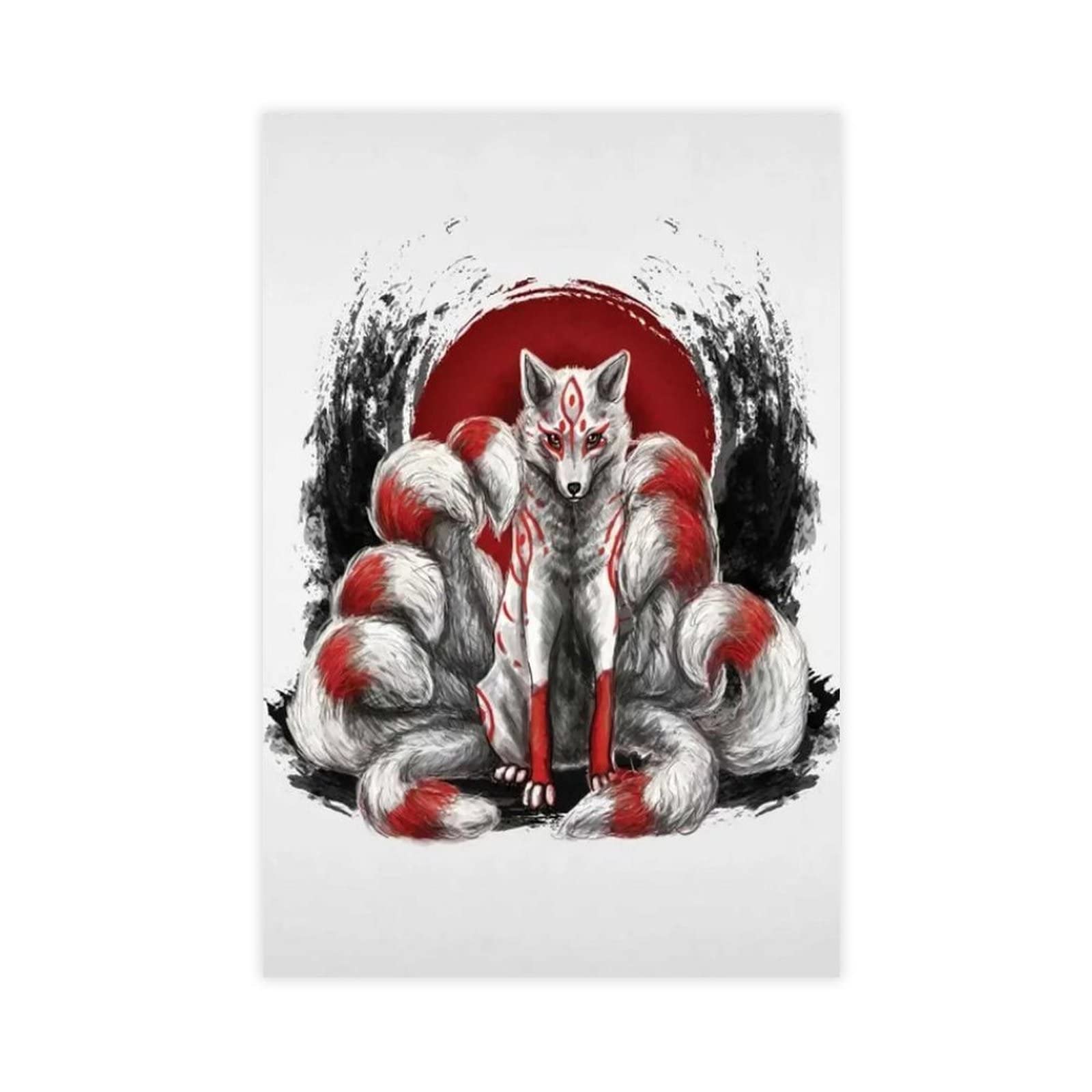 VZRSQZK Poster De Samouraï - Peinture Décorative Sur Toile - Décoration Murale Moderne Pour Chambre à Coucher - 30 X 45 Cm