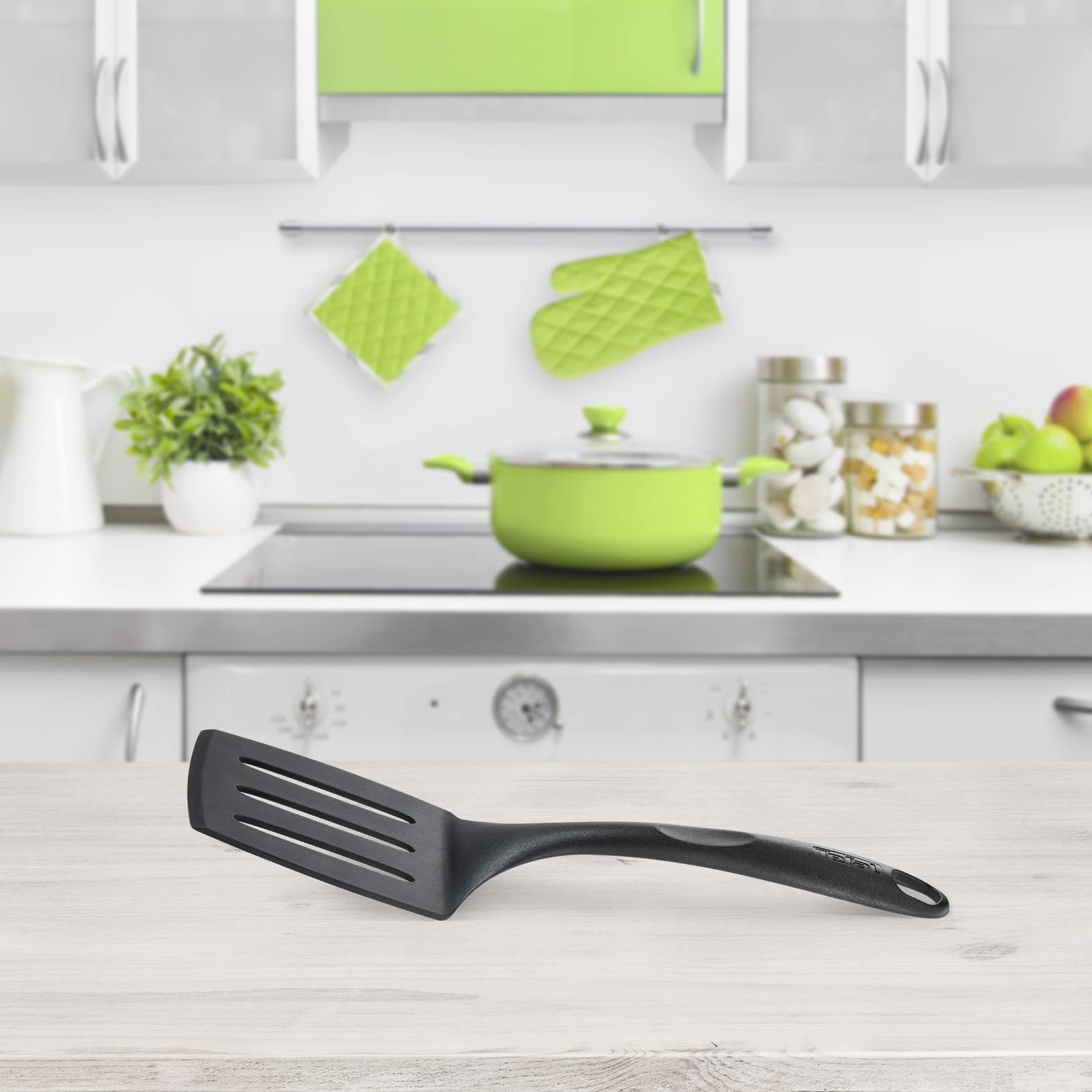 Image secondaire de Tefal 2745112 Spatule de Cuisine, Plastique, Noir