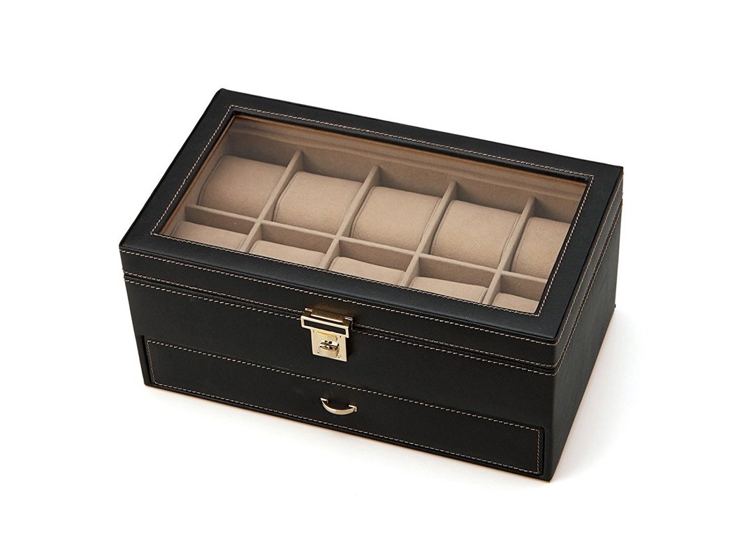 Amazon.co.jp: 茶谷産業 Elementum ウォッチケース(15本用) 240-439