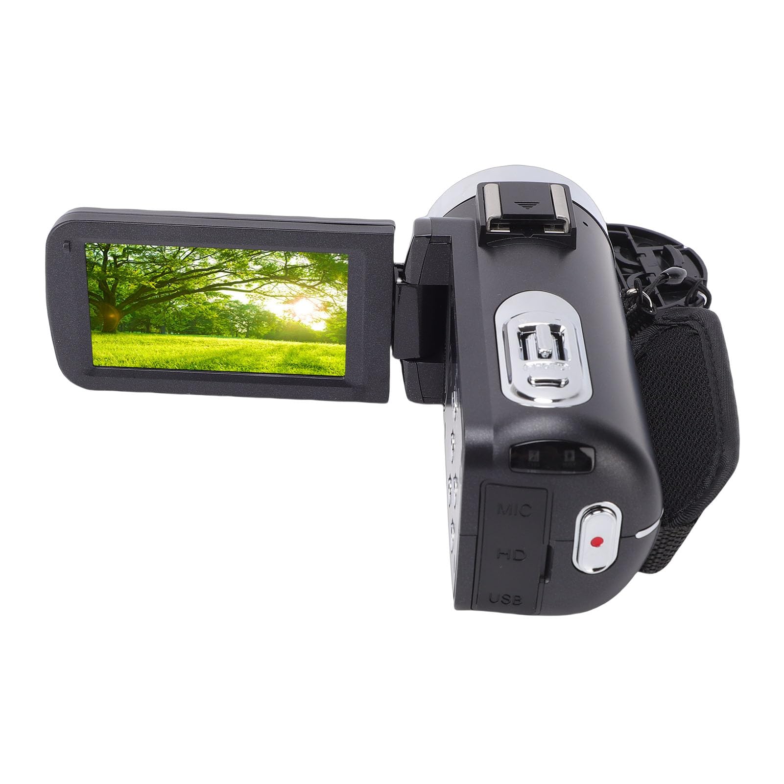 Videocámara 8K, 64MP Foto 18X Zoom Digital Pantalla Táctil de 3 Pulgadas LED WiFi Vlogging Cámara, Grabadora de Video Digital con Cámara Web, Micrófono Externo, Grabación en Pausa para