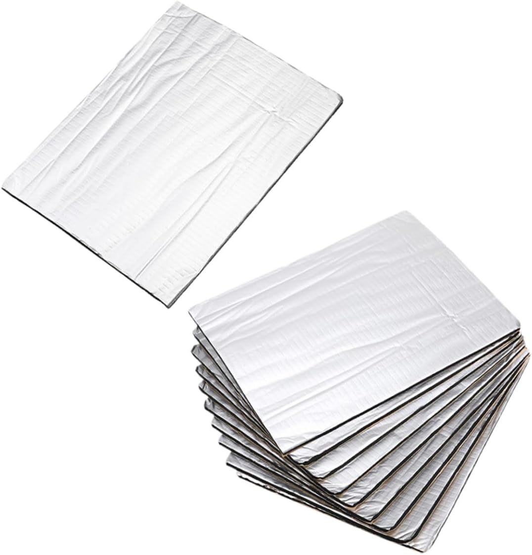 20Pcs Sound Deadening Mats for Cars Heat Shield Insulation Pads for Engine Hood Easy Installation Noise Reduction and Heat Protection