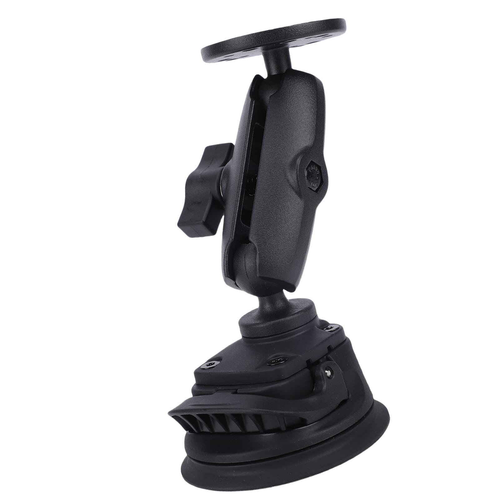 Ventosa de doble bola para coche, soporte de teléfono ajustable para coche, soporte giratorio universal de 360 ° con base de succión fuerte