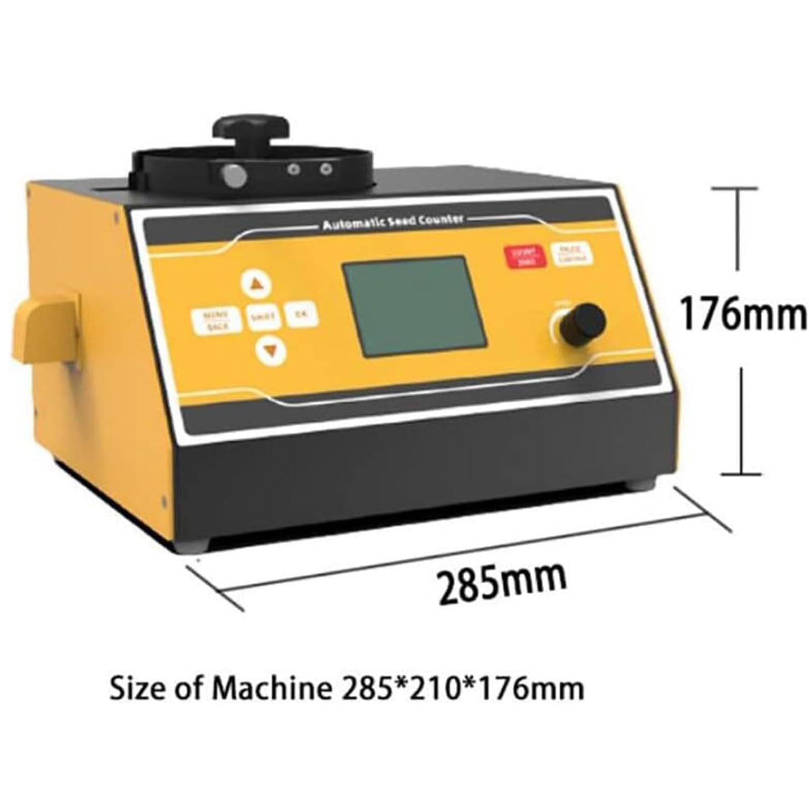Automatyczna maszyna do liczenia nasion, elektroniczne urządzenie do liczenia z wyświetlaczem LED, regulowana prędkość, szybkość 1000 szt./3 min, pojemność liczenia ryżu, soi, kukurydzy