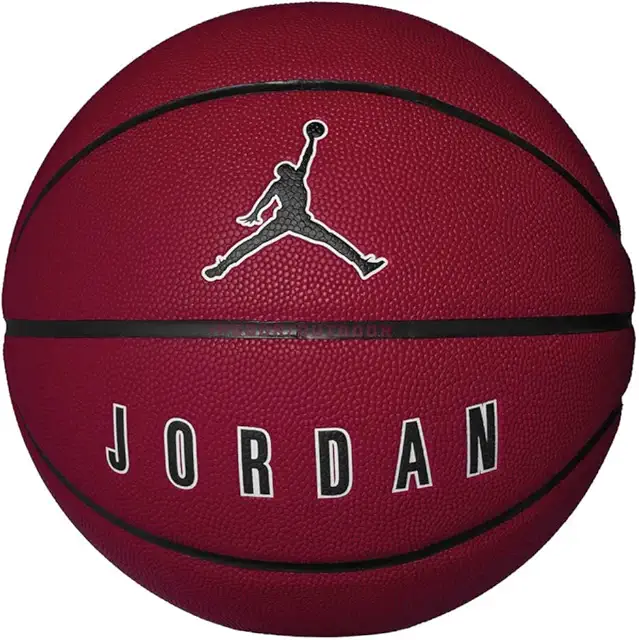 Jordan Ultimate 2.0 8P In/Out Basketball - Red Unisex Size 7 EU