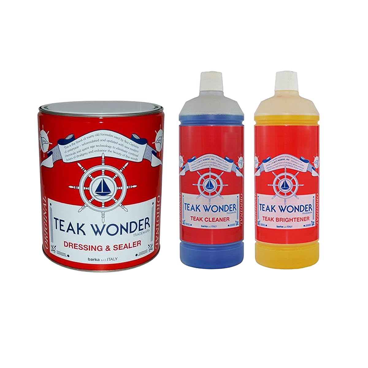 Kit Limpieza & Dressing Teca - Quita, Renova, Limpia - Teca Madera Barco Vela Náutica