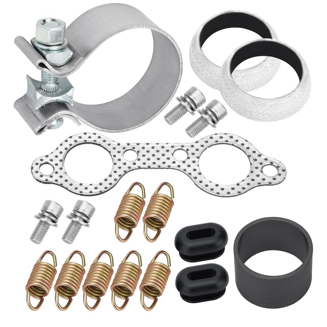 Kit guarnizioni collettore scarico con molla per Polaris RZR 800 2008-2011 7081382 5250091 5811511 3610047