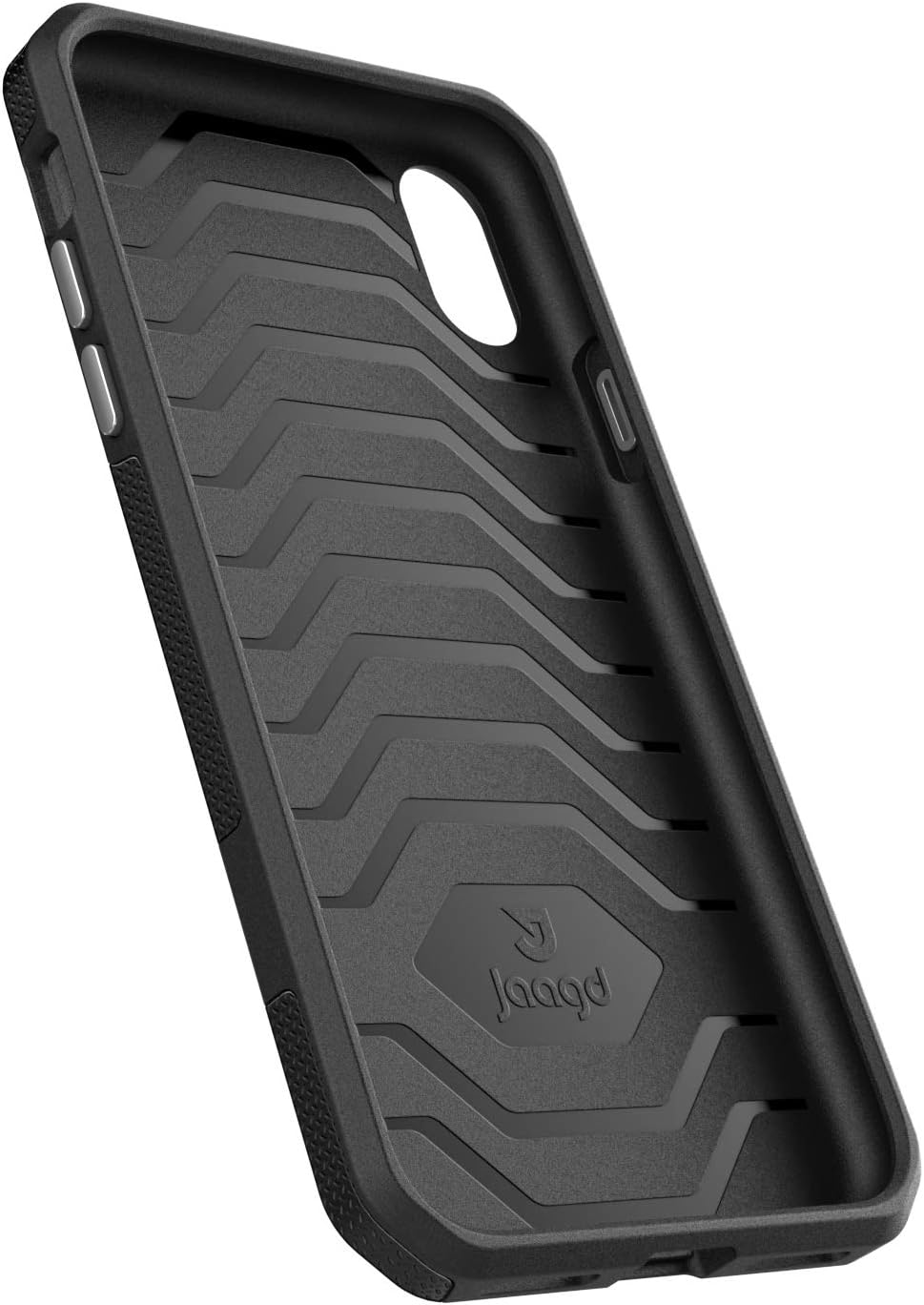 Jaagd Slim Dual-Layer Combo Case for iPhone X and Xs, Black