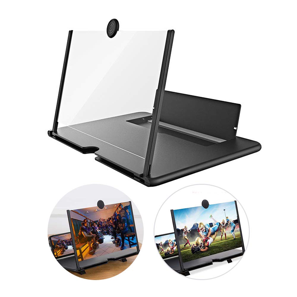 ディスプレイ・モニター本体 　ブラック 【新品未使用】スマホ動画拡大 Amazon.co.jp: スマホ 拡大鏡 スマホ画面拡大 HIMI