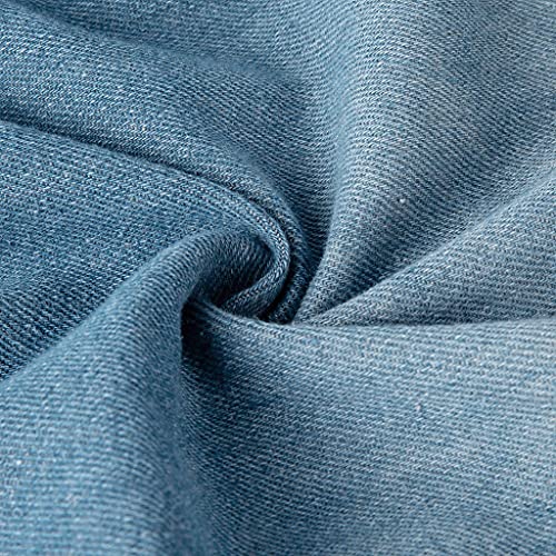 Veste en jean pour femme coupe ample confortable avec grandes poches