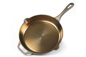 12 Inch Smooth Pre-Seasoned Round Cast Iron Skillet