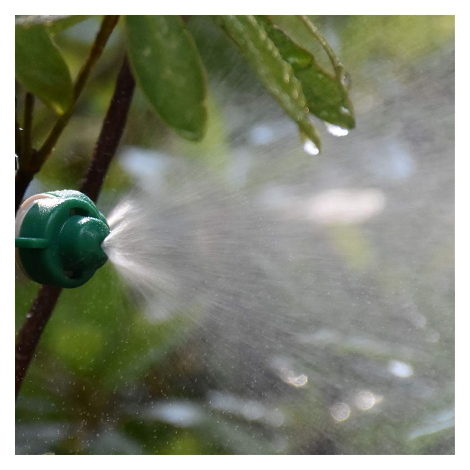 Irrigatore da giardino Irrigazione Ugello di nebulizzazione incrociata Spruzzatore d'acqua Ugello di nebulizzazione G 1/2 Connettore filettato Irrigazione a goccia Serra 3 pezzi (Color : Nozzle conne