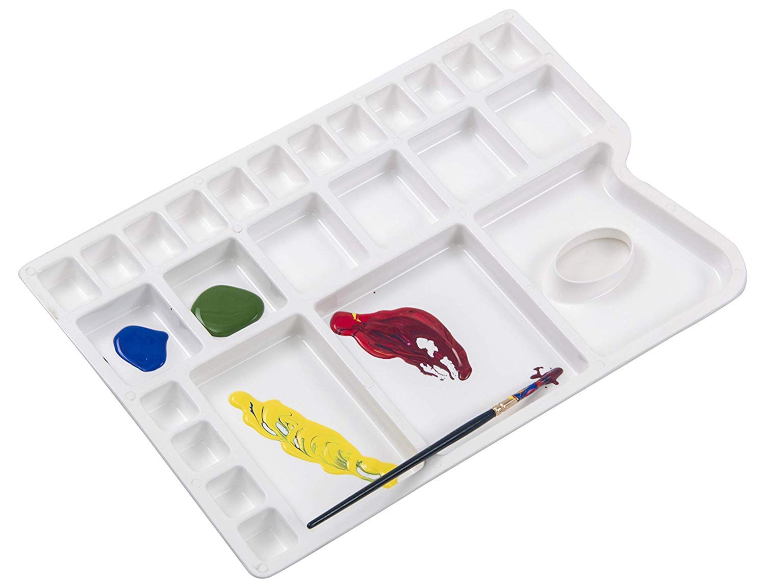 Isomars Artist Colour Palette, 25 Wells, Large Paint Mixing Tray