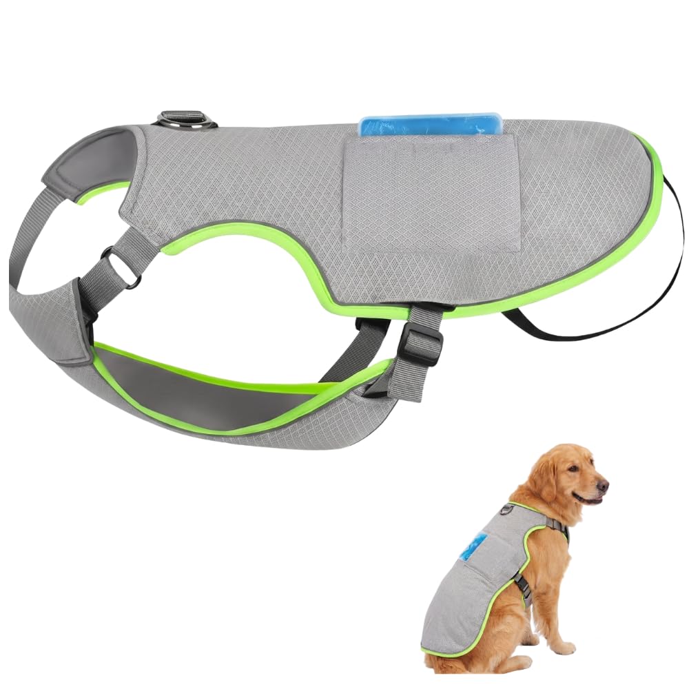 Amazon | 【日本製保冷剤付き 大型犬対応】WANCOOL 犬用クールベスト