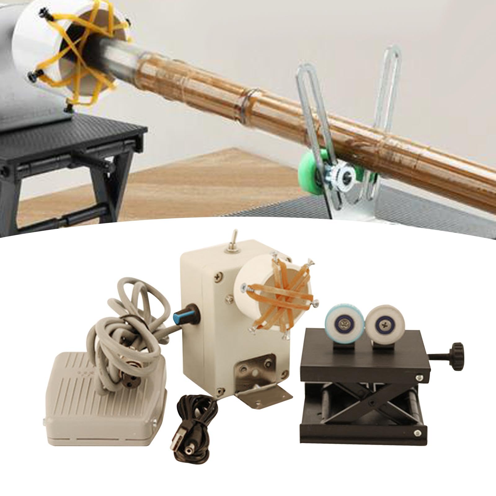 Pêche à l'enroulement Ensemble Set Building Building Tool Speed ​​Alivable Sécheur de bie
