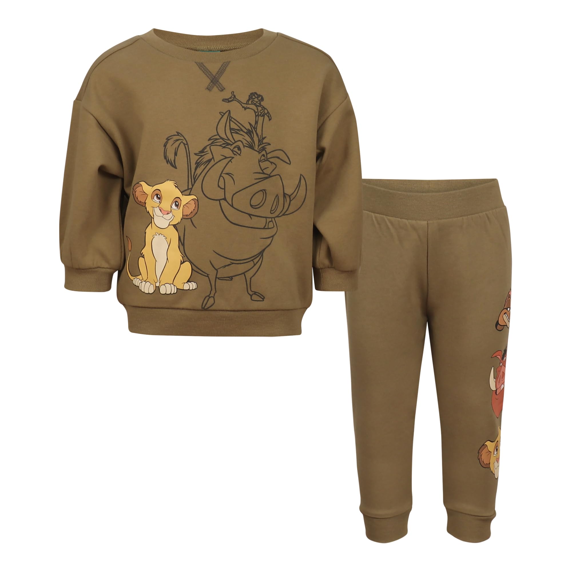 Magic Threadz Disney Clothes Baby Boys Sweatshirt & Pants Set Mickey, Cars, Toy Story, Lion King, Stitch, Spiderman (12M-24M)