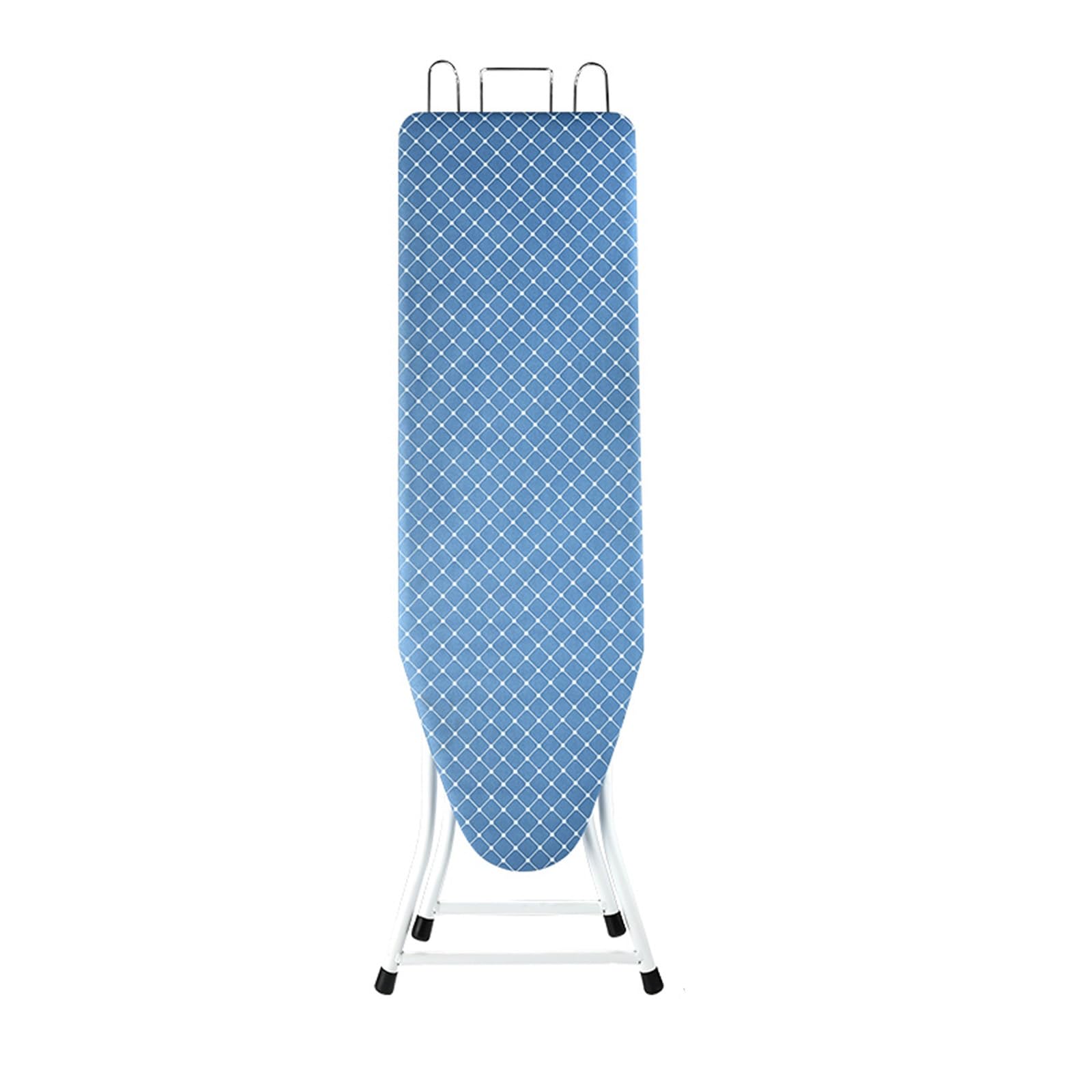 Tabla de Planchar Plegable con Soporte de Hierro, Mesa de Planchar de Pie para Lavandería, Compacta y Multifuncional, Azul(X-Large)