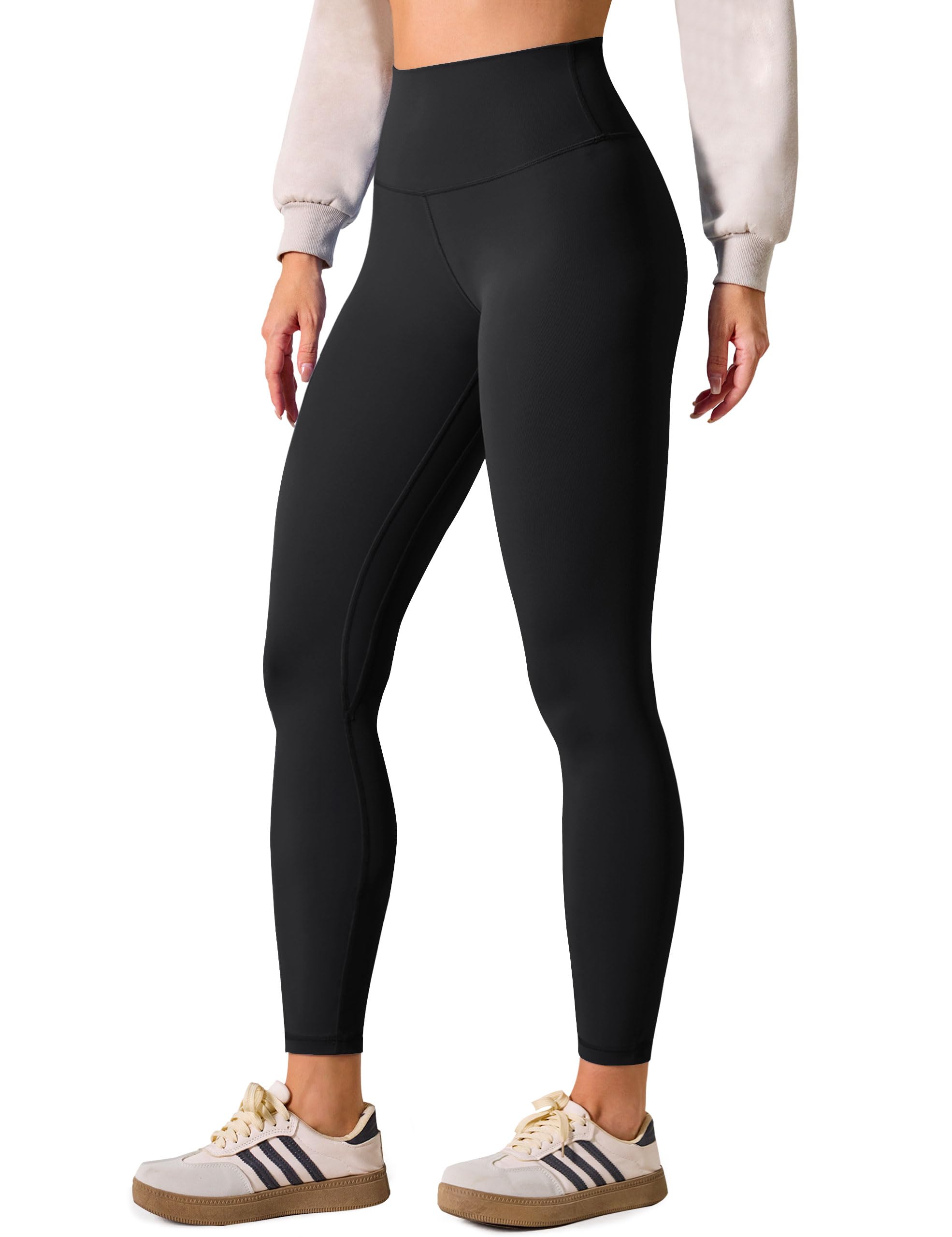 BAYDI Clouduxi High Waisted Workout Leggings for Women - 25"/28" Buttery Soft Yoga Pants Gym Athletic Lounge Black
