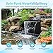 POPOSOAP Pond Waterfall Spillway with Pump Kit, 13.4