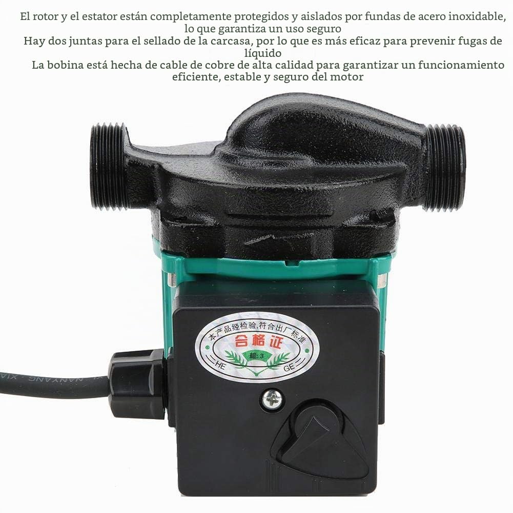 Bomba de Circulación Ultra Silenciosa 100W 220V 50HZ 0.4A 3/4in Automática Portátil, Bomba de Agua para Acuario con Motor de Alambre de Cobre