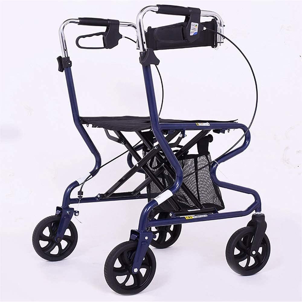 Folding Rollator Rollator with Pneumatic Tires, Foldable