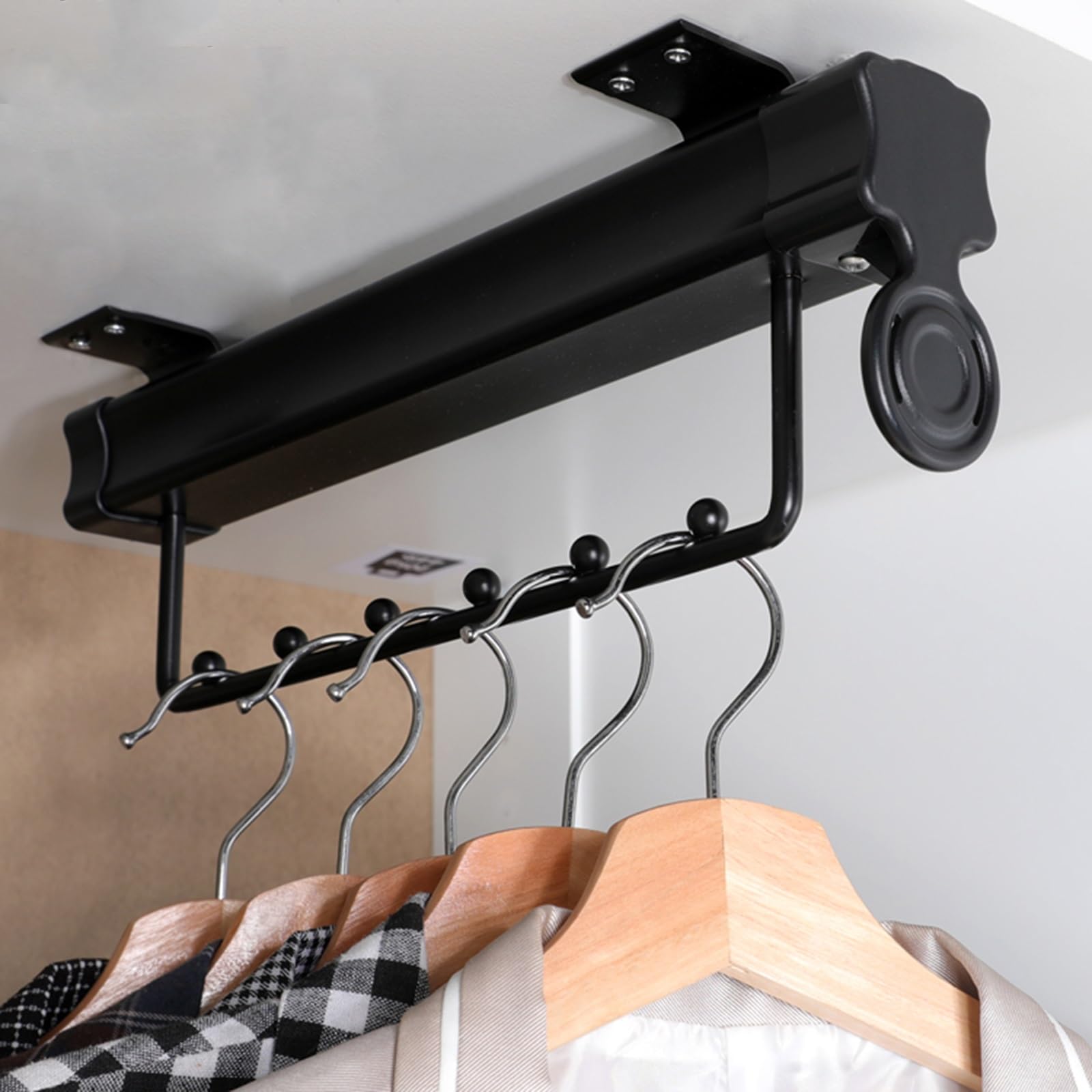 Barre de Vêtements Extensible, Penderie Ajustable 25cm, Barre de Vêtements Amovible, Tringle à Vêtements Télescopique, Support de Cintres, Suspension de Pantalon Barre de Vêtements Extensible, Penderie Ajustable 25cm, Barre de Vêtements Amovible, Tringle à Vêtements Télescopique, Support de Cintres, Suspension de Pantalon