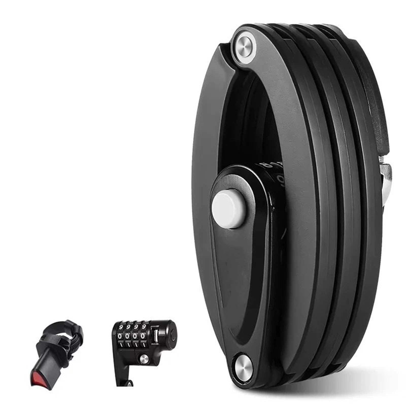 Chain Lock Foldable Lock Portable Anti-Theft Security Folding Padlock for MTB Accessories Motorbike Lock(85CM Password)
