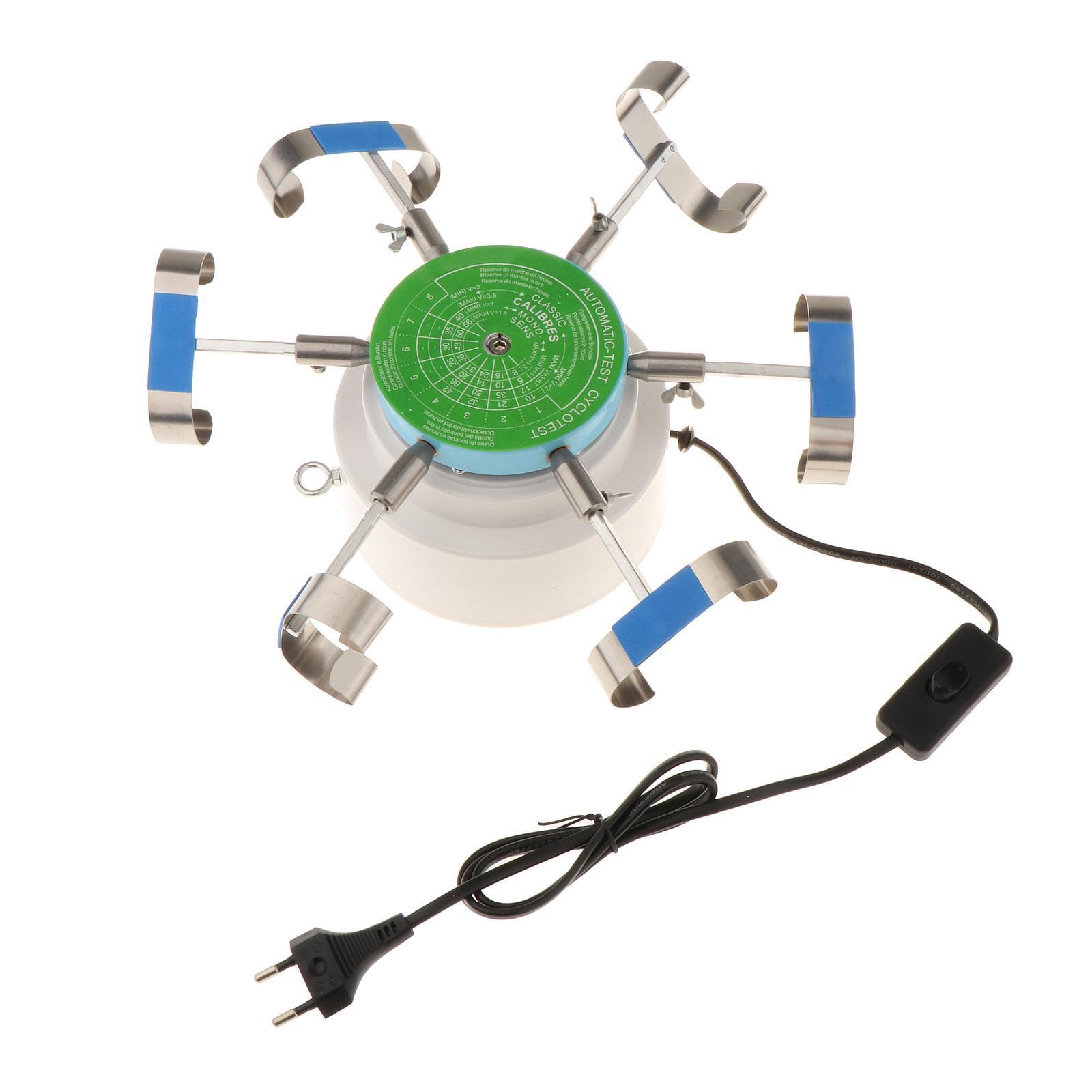 Caricabatterie Orologi Automatici - Tester Professionale Da 220V Per 6 Orologi, Con Avvolgitore E Strumenti Diagnostici - Foto 7