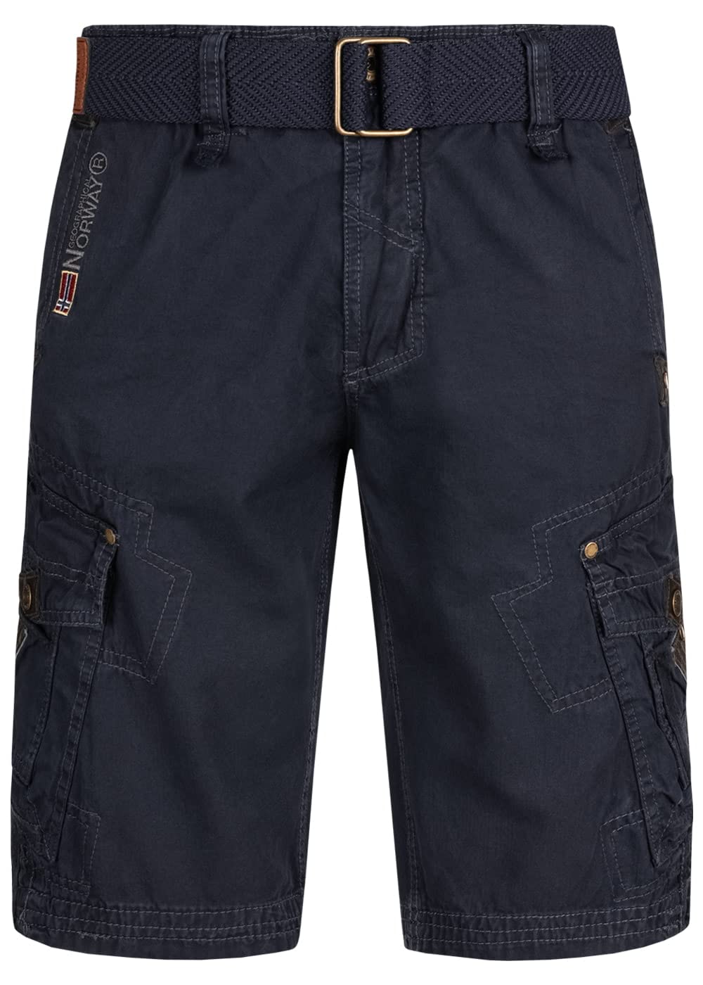 Geographical Norway Peanut Bell Hombres - Pantalón Corto/Bermuda para Hombre - Pantalón Corto Cargo de algodón para Verano - Prenda para Hombre