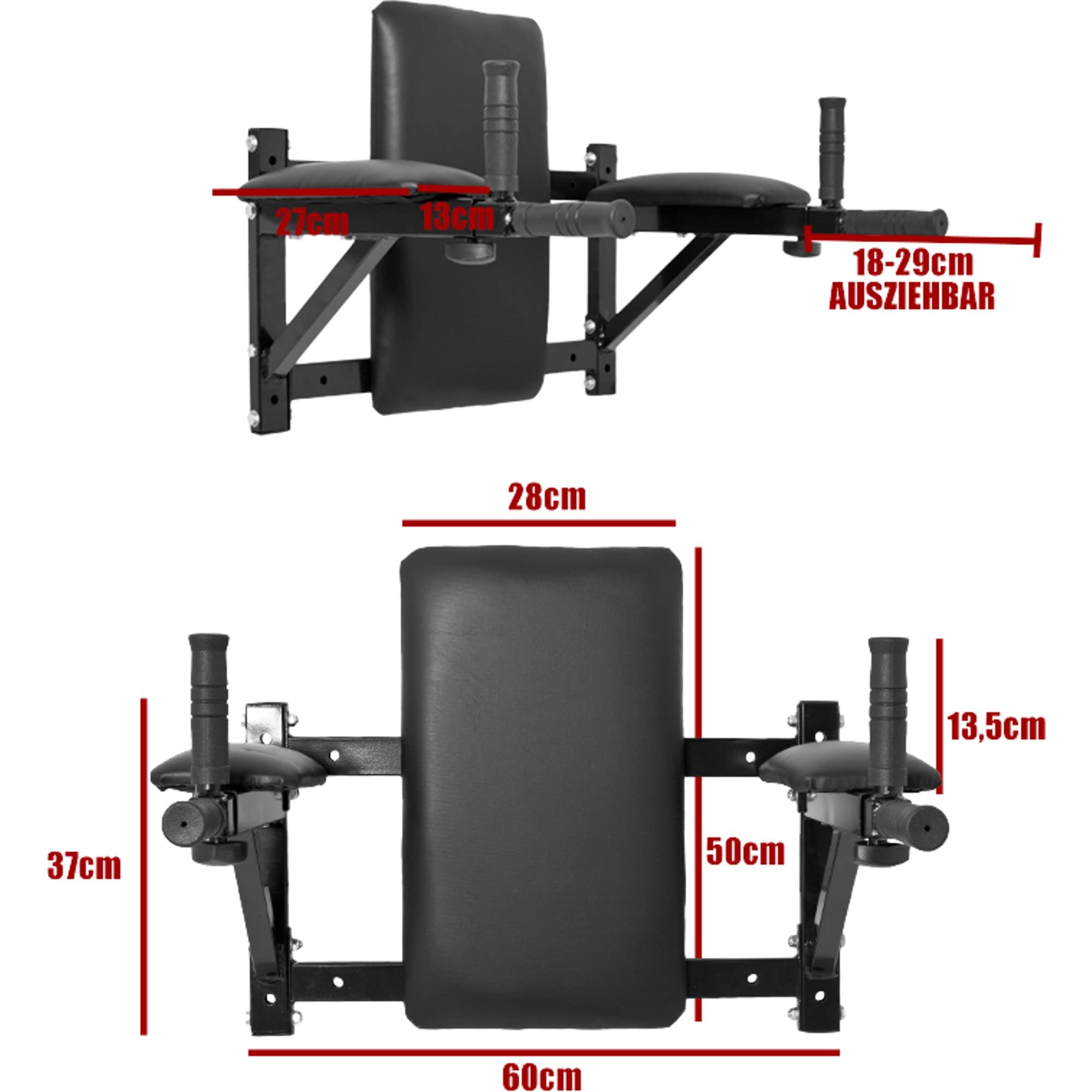 Senshi Japan Barra A T Versatile - Per Rowing, Regolabile, Compatibile Con Bilancieri Olimpici E Standard, Resistente Fino A 500 Kg