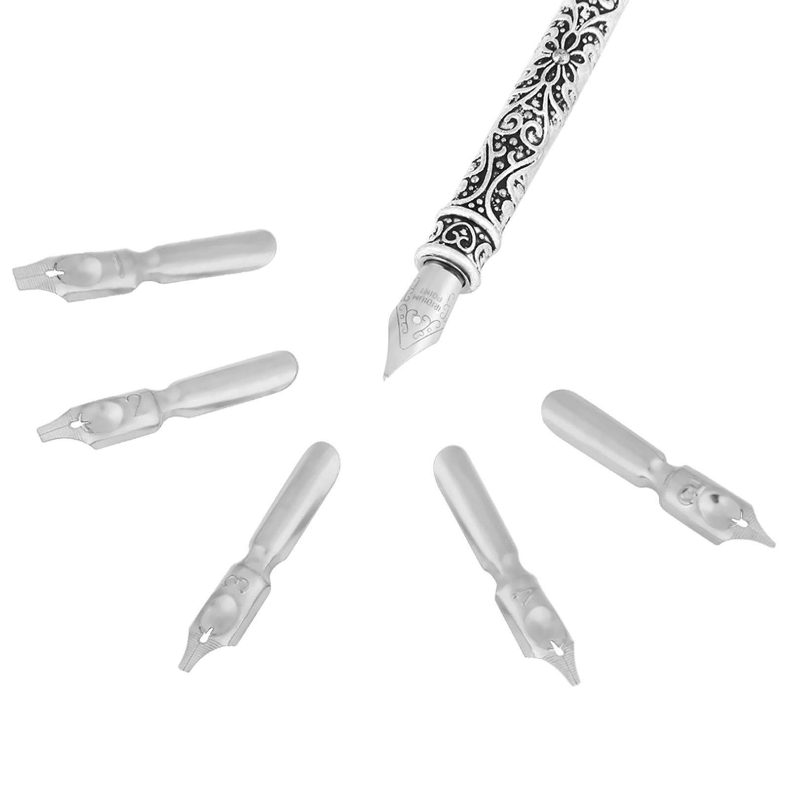 Penna per calligrafia con piume per principianti, penna d'oca
