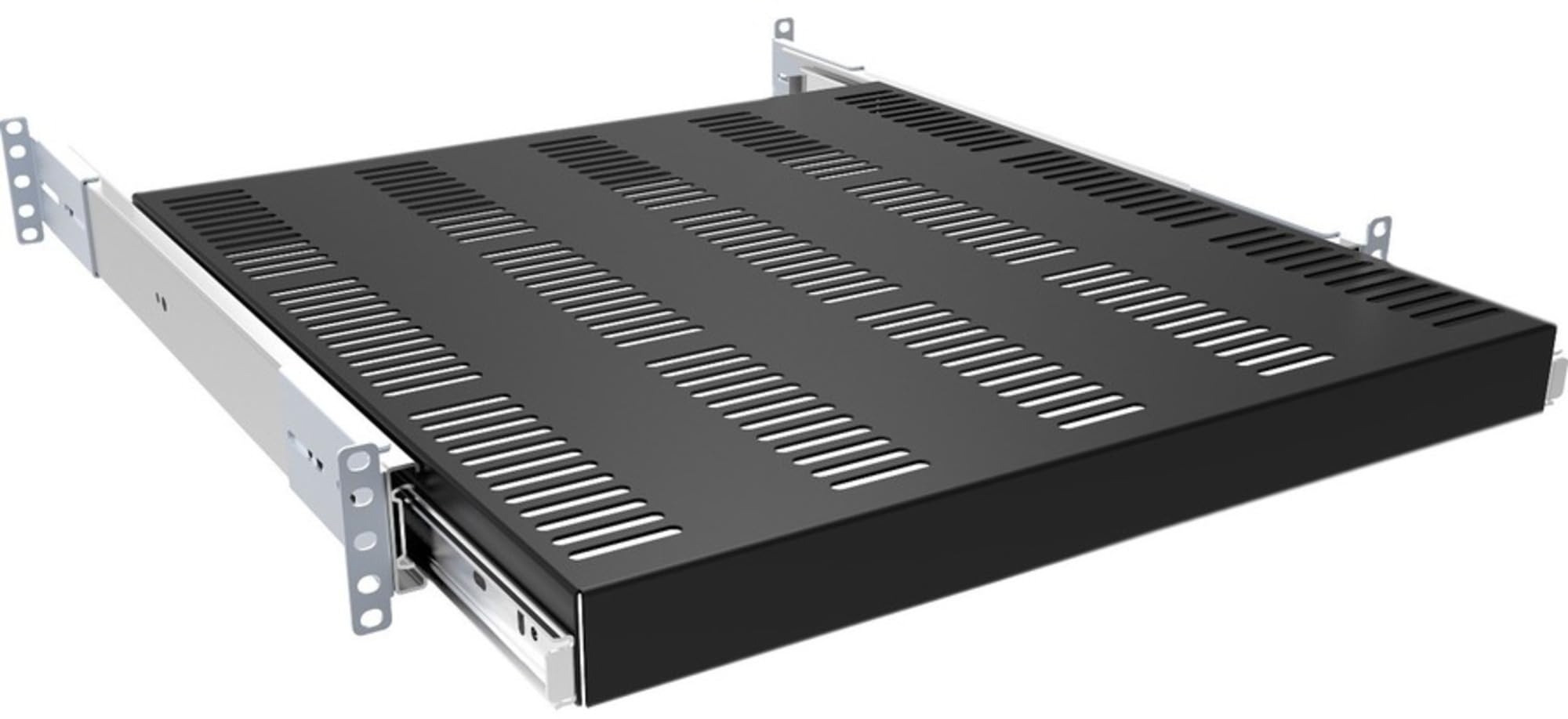 Hammond Vented Sliding Shelf, 2.68In, Steel - RSVS1931BK1