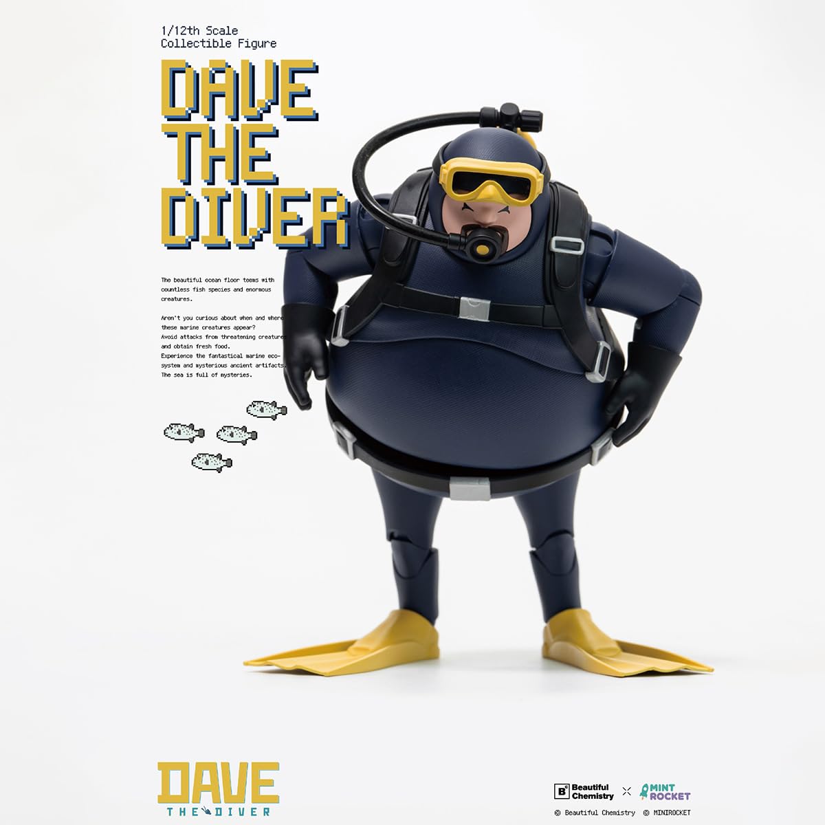 HIPLAY Beautiful Chemistry Dave the Diver (BC202526) Kolekcjonerska Figurka Akcji w Skali 1/12