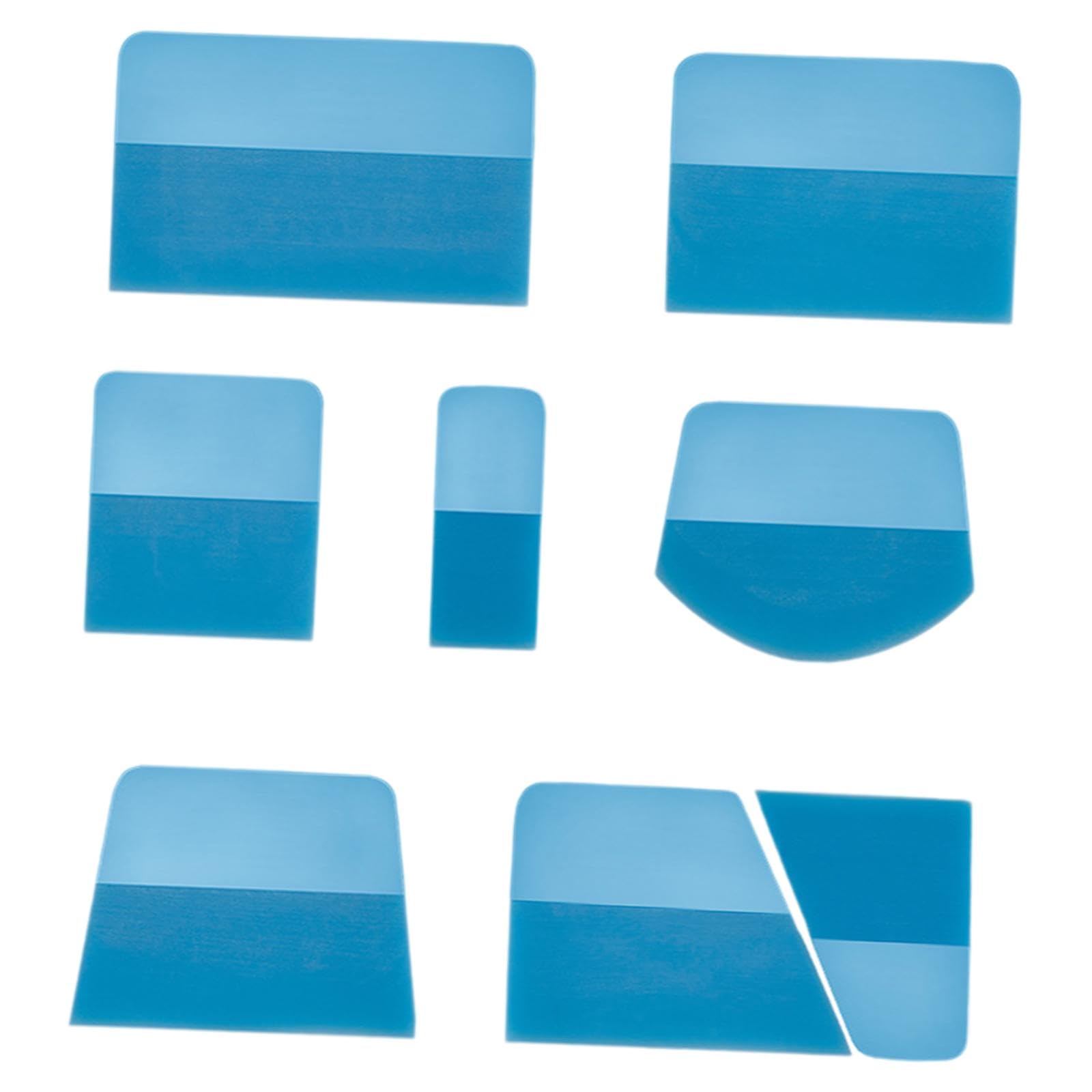 Kit PPF Squeegees per Pellicola Protettiva Auto Strumenti Vinile Finitura Professionale Rimozione Bolle Adatto per Avvolgimento Auto Tintatura Vetri, Blu