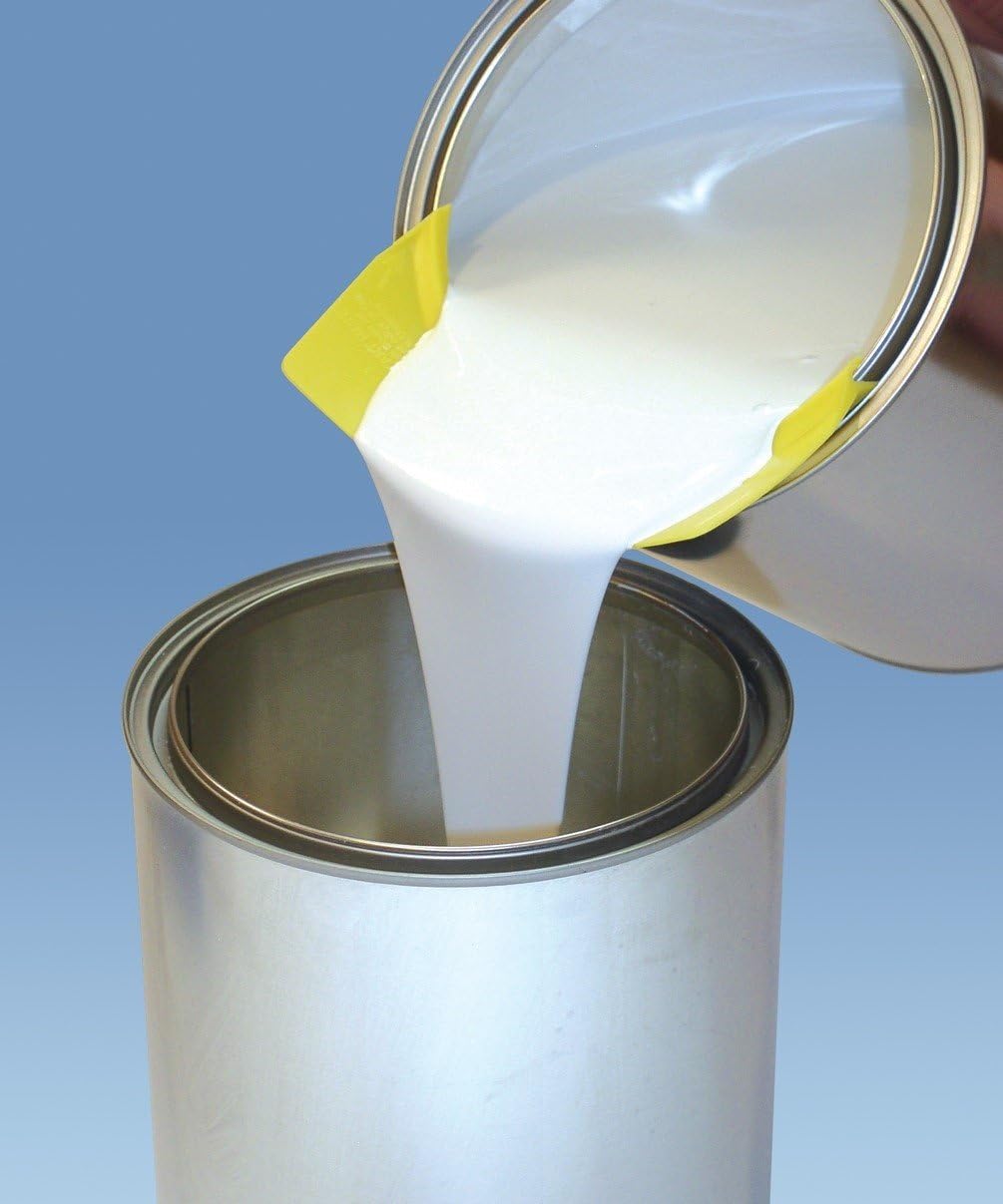 FoamPRO 61-5 Paint Can Spout, 5 Pack | One Size Fits All Pint, Quart & Gallon Painting Cans | All In One Pouring Accessory, Paint Brush Holder & Wiper | Paint Bucket Attachment With Yellow Mixing Tips