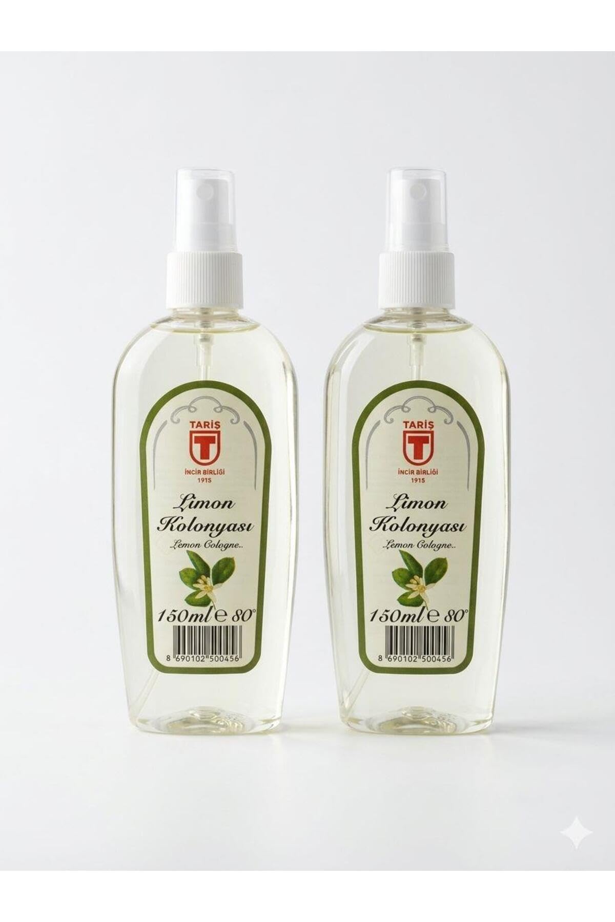 Tariş Limon Kolonyası 150 ml, 2 Adet Sprey, 80°