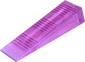 MXY Door Stopper, Rubber Floor Stop Help to Fix The Door for Home Office Classroom Works on Different Floor Surfaces Hot Pink