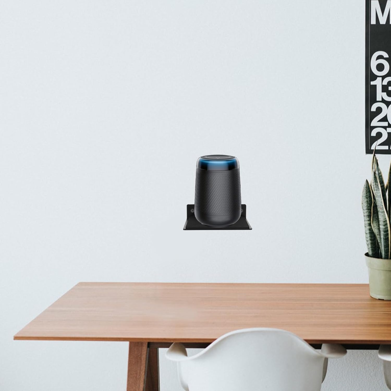 Yardwe Wall Speaker Stand Bracket Space Saving Wall Mounted Speaker Holder for Bedside Living for Home Audio Systems Efficient Storage