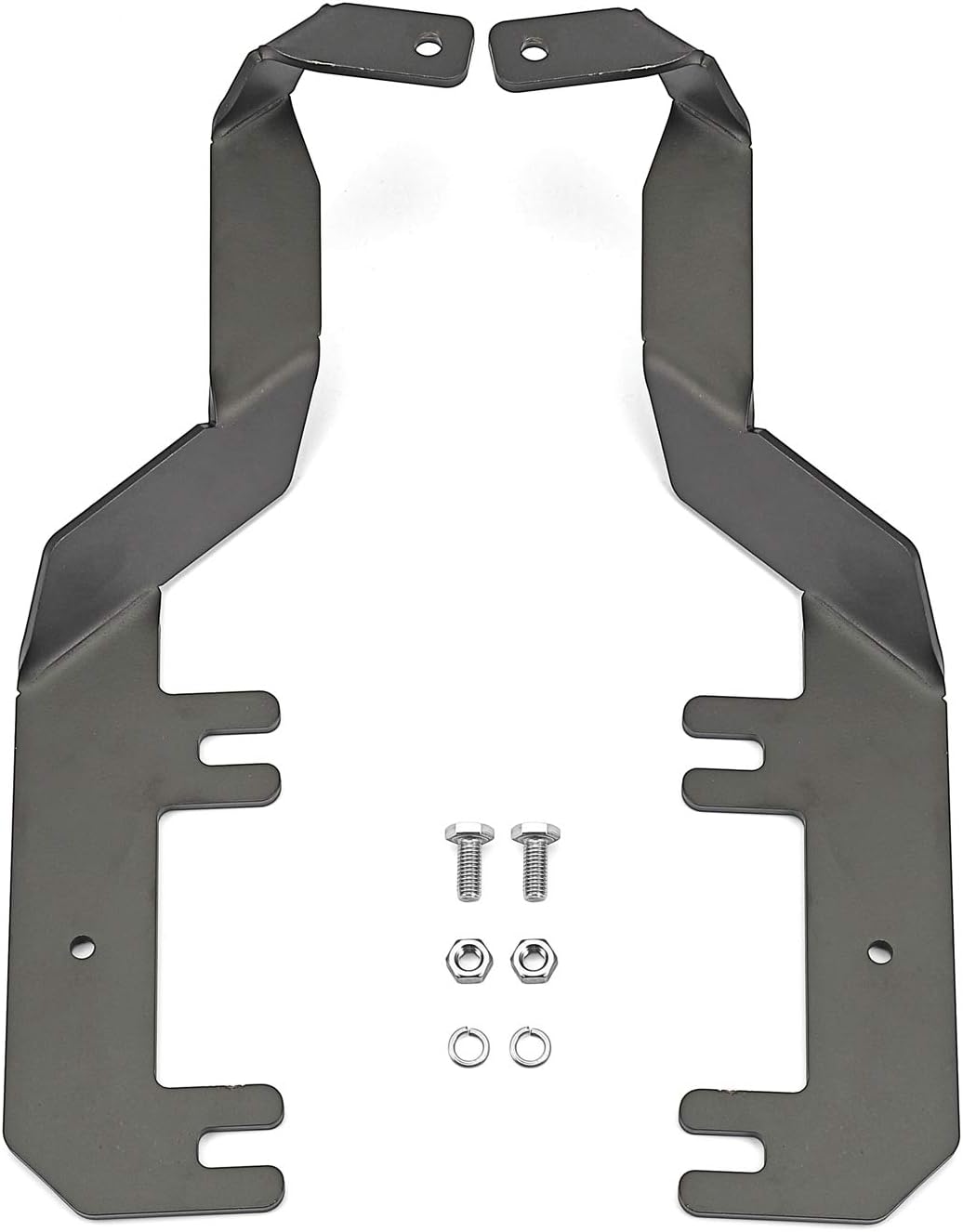 WeiSen Upper Hood Hinge Ditch Light Mount Brackets Compatible with Ford F-250 350 450 550 Super Duty 2017-2022