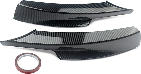 Compatible with Xuanqingyi Store Bmw E90 E91 LCI Front Bumper Lip Splitter Diffuser 3 Series 335i 328i 2009-2012 Trim Body Kit Color: Carbon Fiber Look