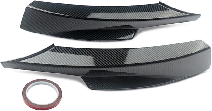 Compatible with Xuanqingyi Store Bmw E90 E91 LCI Front Bumper Lip Splitter Diffuser 3 Series 335i 328i 2009-2012 Trim Body Kit Color: Carbon Fiber Look