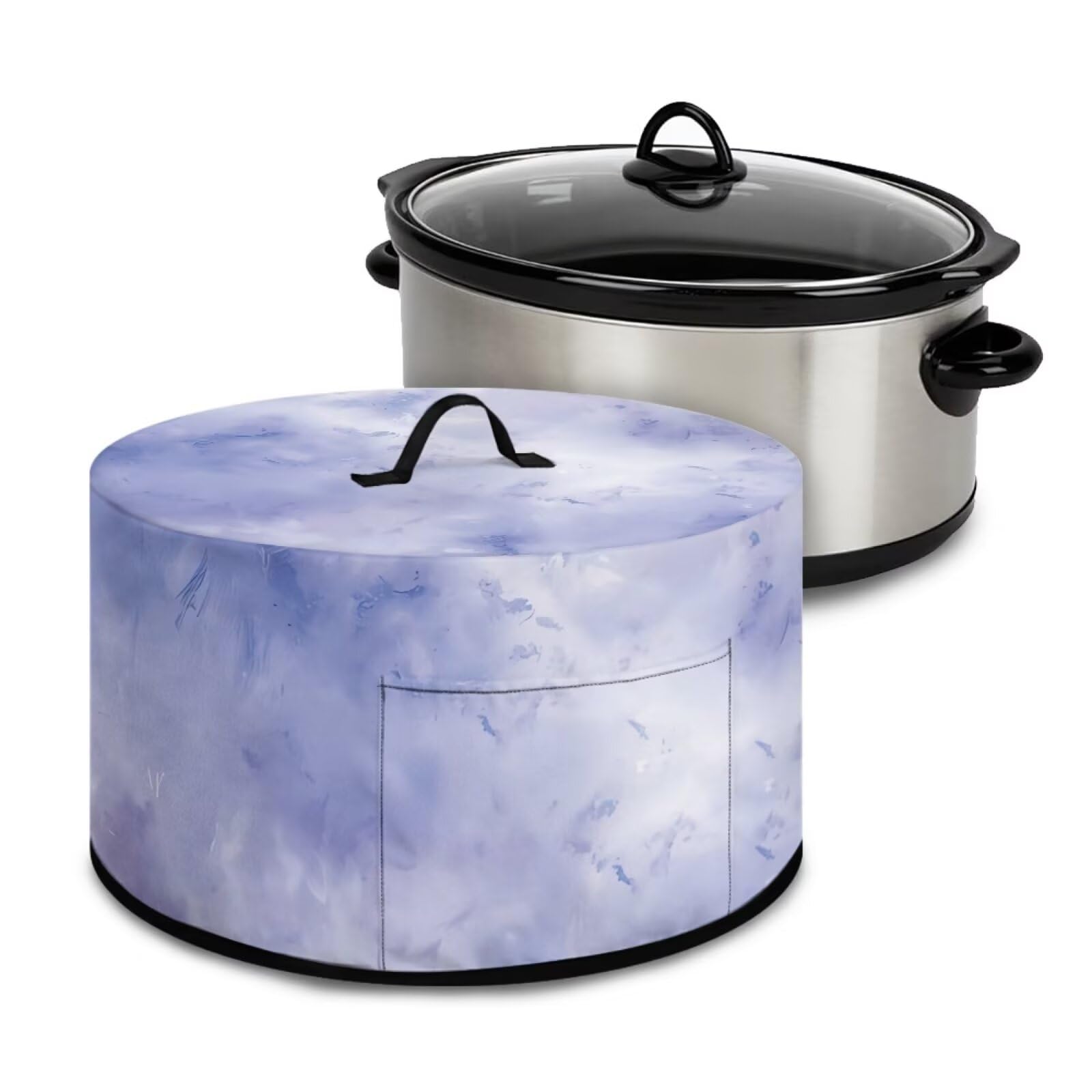 Maiyoinou Tie Dye Slow Cooker Dust Case for Home Kitchen Lightweight Keep Clean Slow Cooker Dust Covers Storage Organizers Accessories