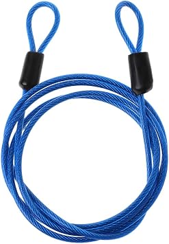 Lock Steel Wire Cable 1M Loop Cycling Bike Protector Anti-Theft